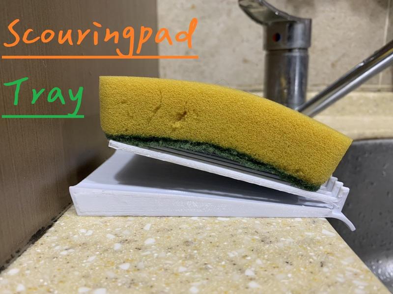scouringpad tray