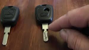 remote key button peugeot 307