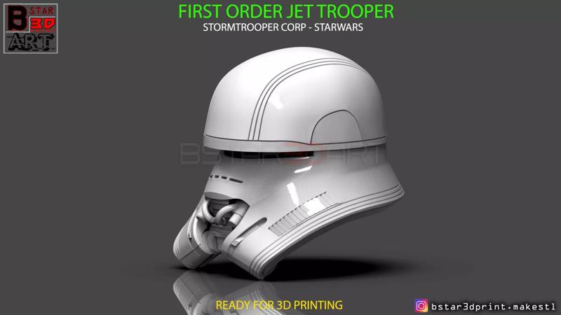 First Order JET TROOPER  Helmet - Stormtrooper Corp - STARWARS