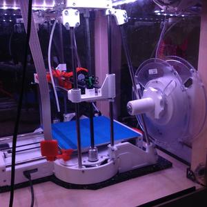Remix of the part "Printer Mount V2" from "Universal Ultimaker 2 Spool Holder by Undeviljur 