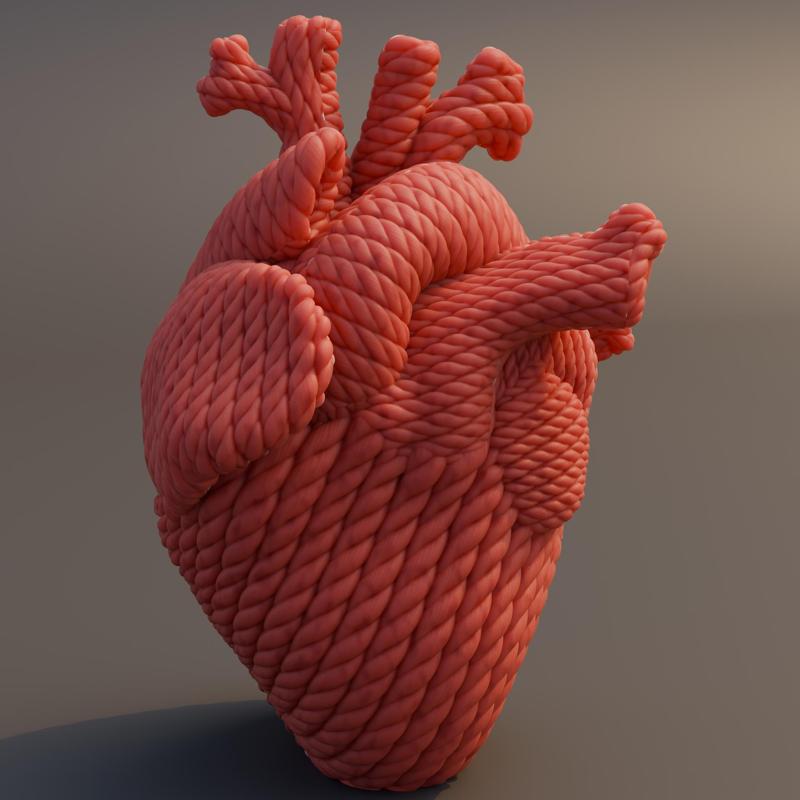 Knitted Heart
