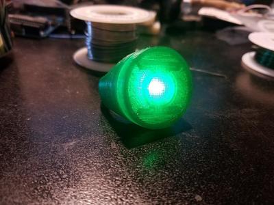 Light Up Green Lantern Ring