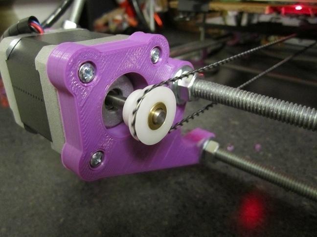 Prusa Y Motor Mount - No Idler Needed!