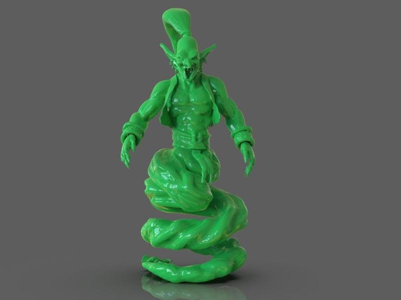 Djinn Genie Sculpture