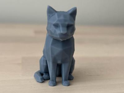 Low poly cat