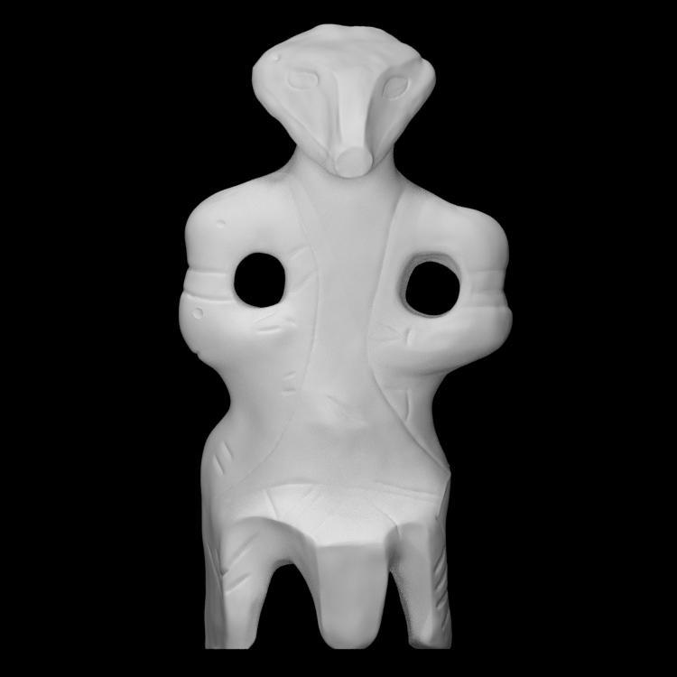 Seated figurine