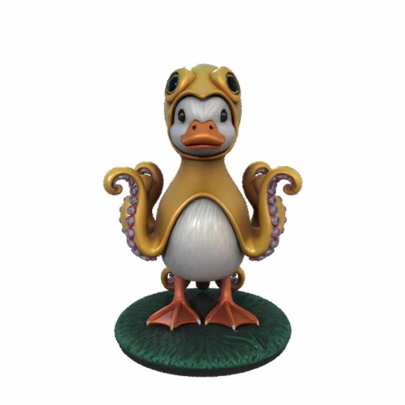 Octoduck - 3D Model of a Tentacled Duck