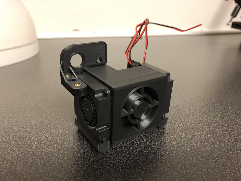 Ender 3 (V2) double fan solution with bltouchmount