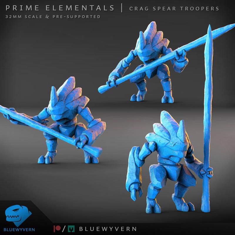 Prime Elementals - Crag Spear Troopers