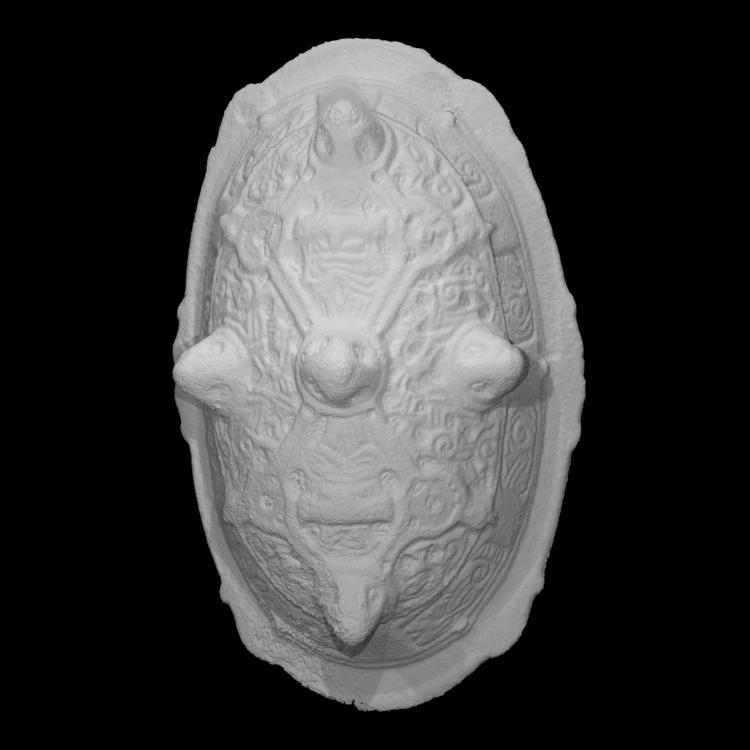 Oval Brooch from grave Bj 966, Birka