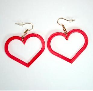 Heart earring