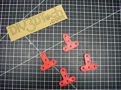 Open Beam Adjustable T Bracket for 20 x 20 Rails!