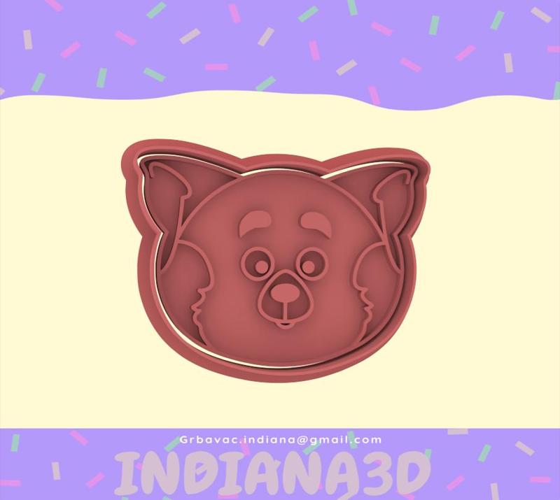 RED PANDA FACE CUTTER