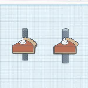 Pumpkin Pie Tumbler Straw Topper