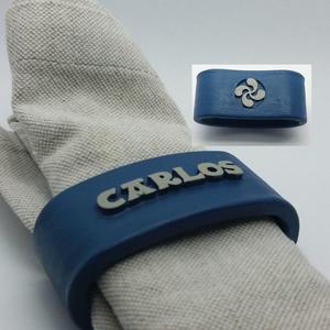 CARLOS Napkin Ring with lauburu