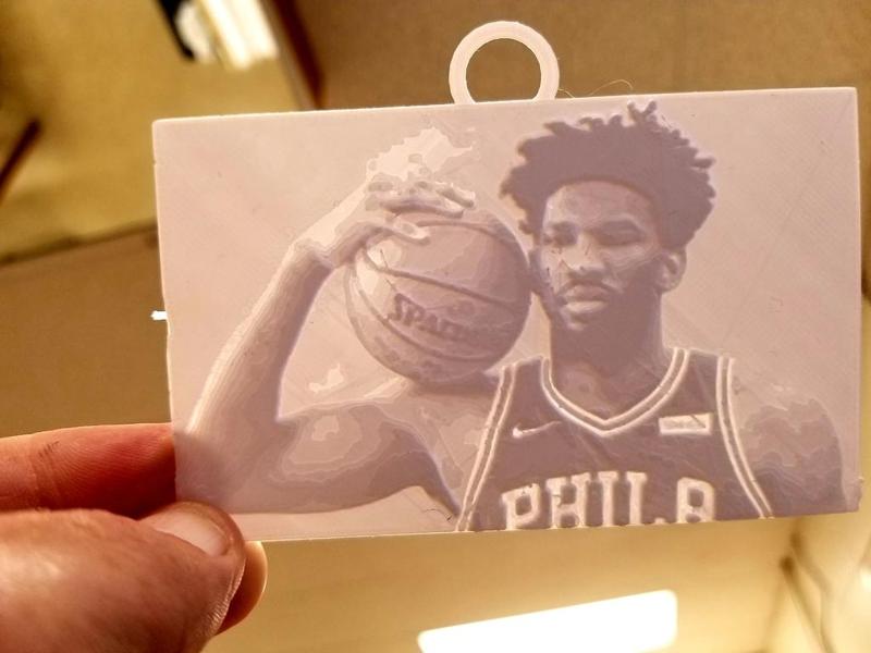Joel Embiid Lithophane