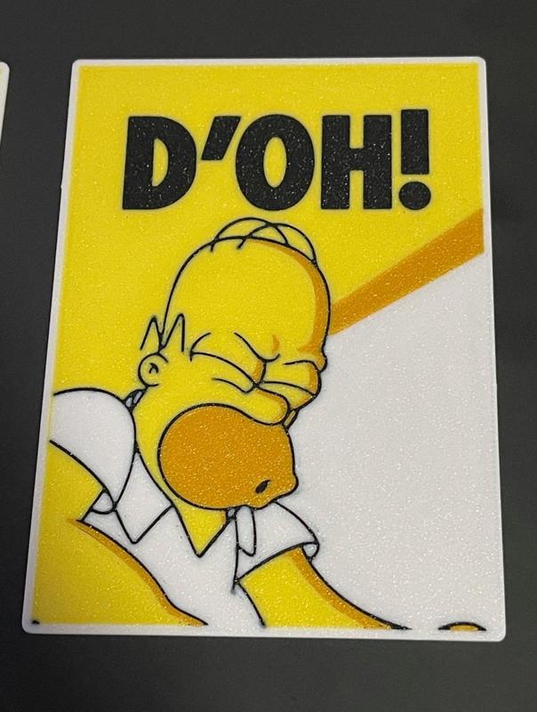 Homer Simpson D'Oh! #2 Sign Poster 