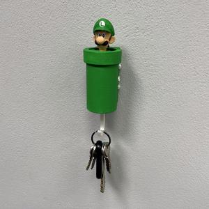 SUPER MARIO PIPE KEY HANGER - LUIGI