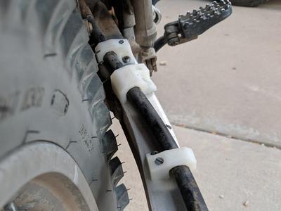 XR650L Rear Brake Line Retainer