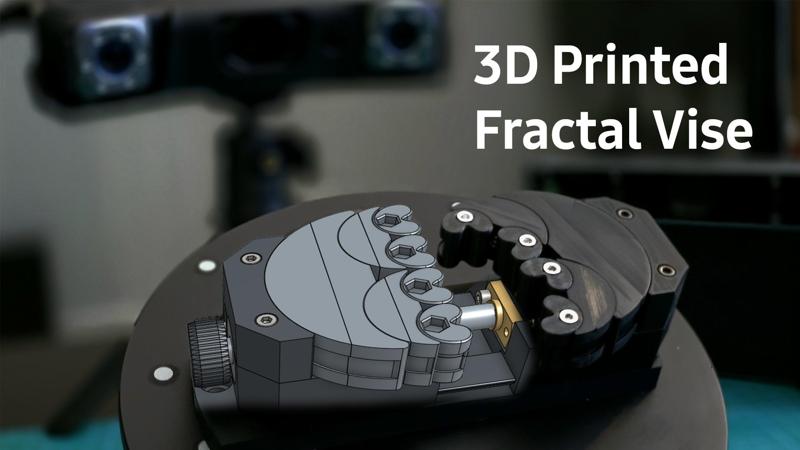 Fractal Vise for Revopoint Dual Axis Turntable