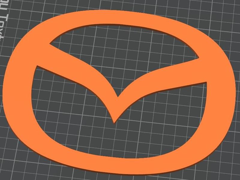 Mazda - car logo stencil