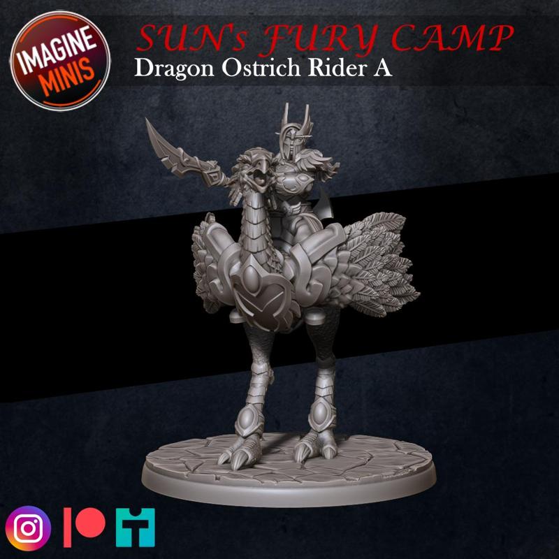 Sun's Fury Camp - Dragon Ostrich Riders A