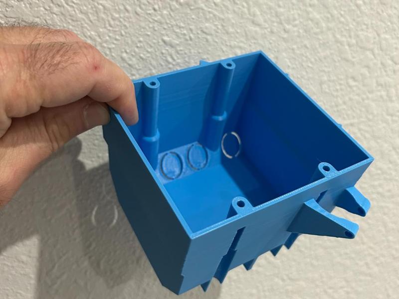 Two Gang Electrical Outlet Box (New Construction)