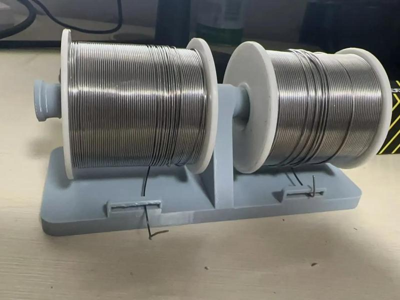 Solder Wire Holder, Two-in-One Design, Dual-Sided Solder Wire Dispensing, Stable Structure, Easy to Print
