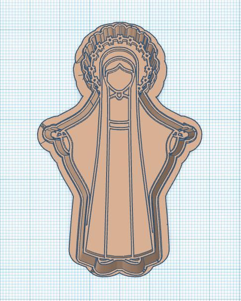 MIRACLE MEDAL COOKIE CUTTER CUTTER