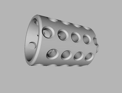 Fire / Gun Flash Damper / Muzzle Brake for Grimmindustries Colonial Blaster