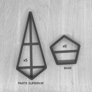 Prism-shaped cookie cutter - Tool for ceramics