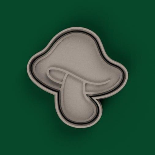 mushroom cutter + mushroom stamp / mushroom cutter + stamp
