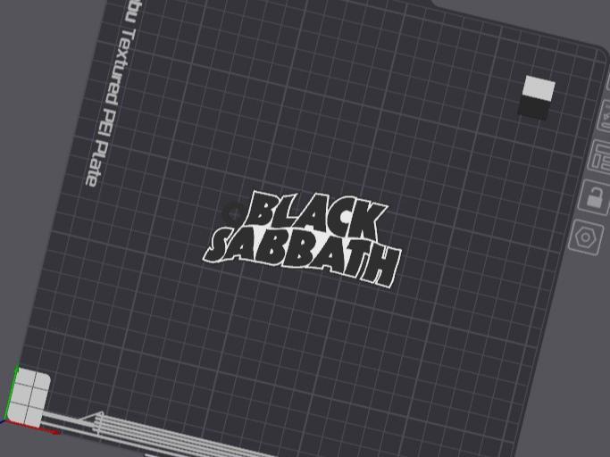 Black Sabbath Keychain