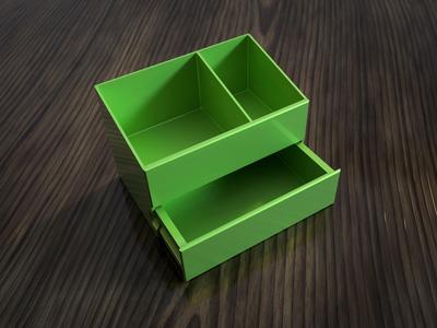 Organizer Box with Drawer in 3 Sizes