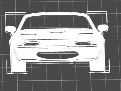 miata MX-5 NA key chain