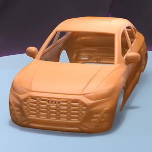 AUDI SQ5 SPORTBACK  (1/24) printable car body