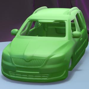 SKODA ROOMSTER 2011  (1/24) printable car body