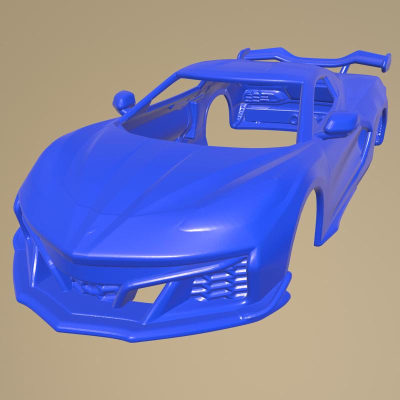 Chevrolet Corvette Z06 2023 PRINTABLE CAR BODY