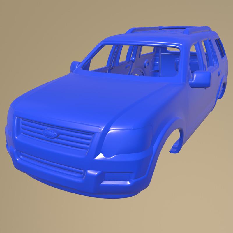 Ford Explorer 2006 PRINTABLE CAR BODY