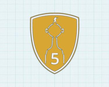 Campeon Libertadores Patch/Keychain (5)