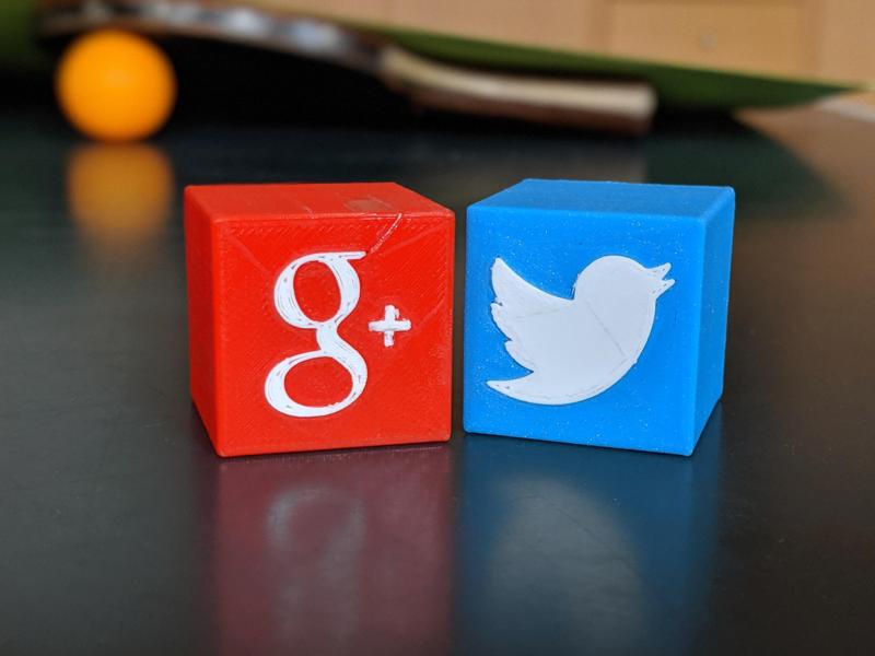 Twitter/Google+ Icon App