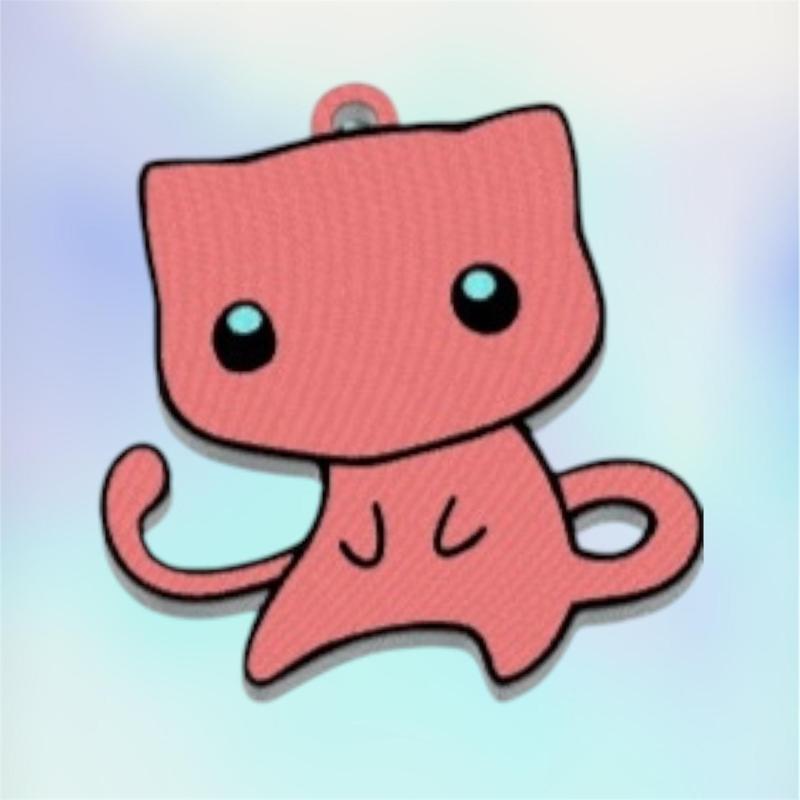 Mew Kawaii Keychain