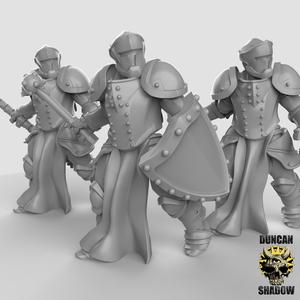 Warforged Fighters 1 (multi weapon options) (Pre Supported)