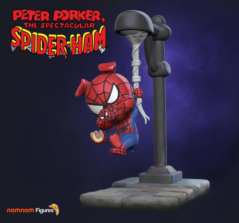 Chibi SpiderHam - Peter Porker