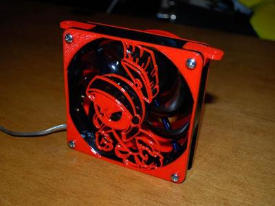 Marvin the Martian 120mm Fan Grill, Ehaust Flange, Exhaust Cap, Mounts