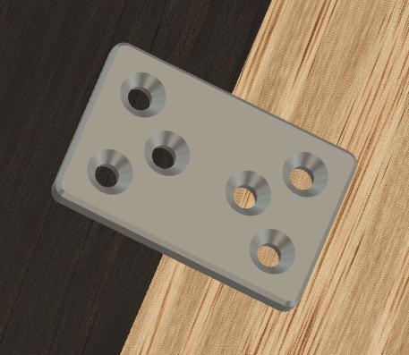 Lasche mit oder ohne Verstärkungsrippen <> Connector with or without reinforcing ribs