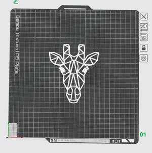 giraffe wall art