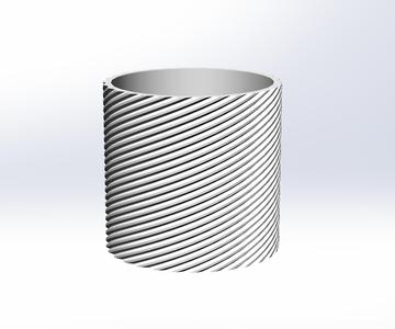 6 in Spiral Planter