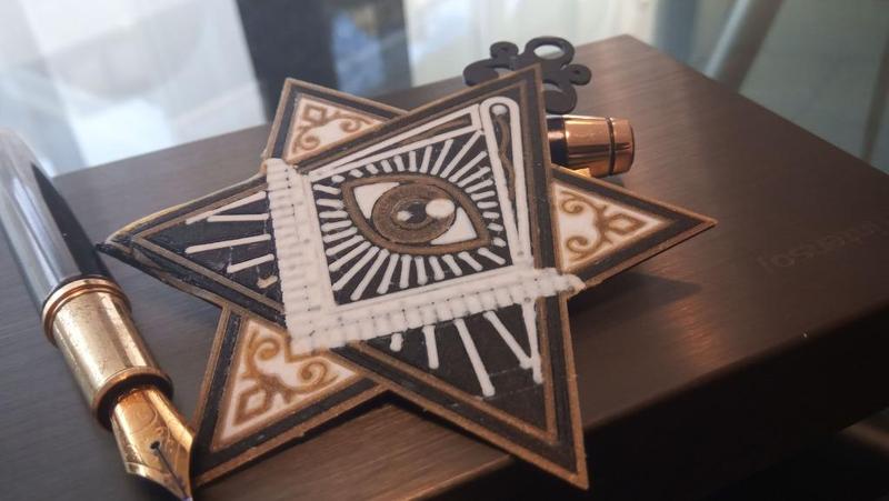 Allsehendes Auge (Multicolor mit single-Extruder!)