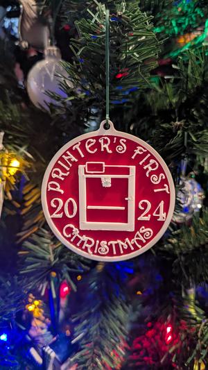 Printer's First Christmas 2024 Ornament